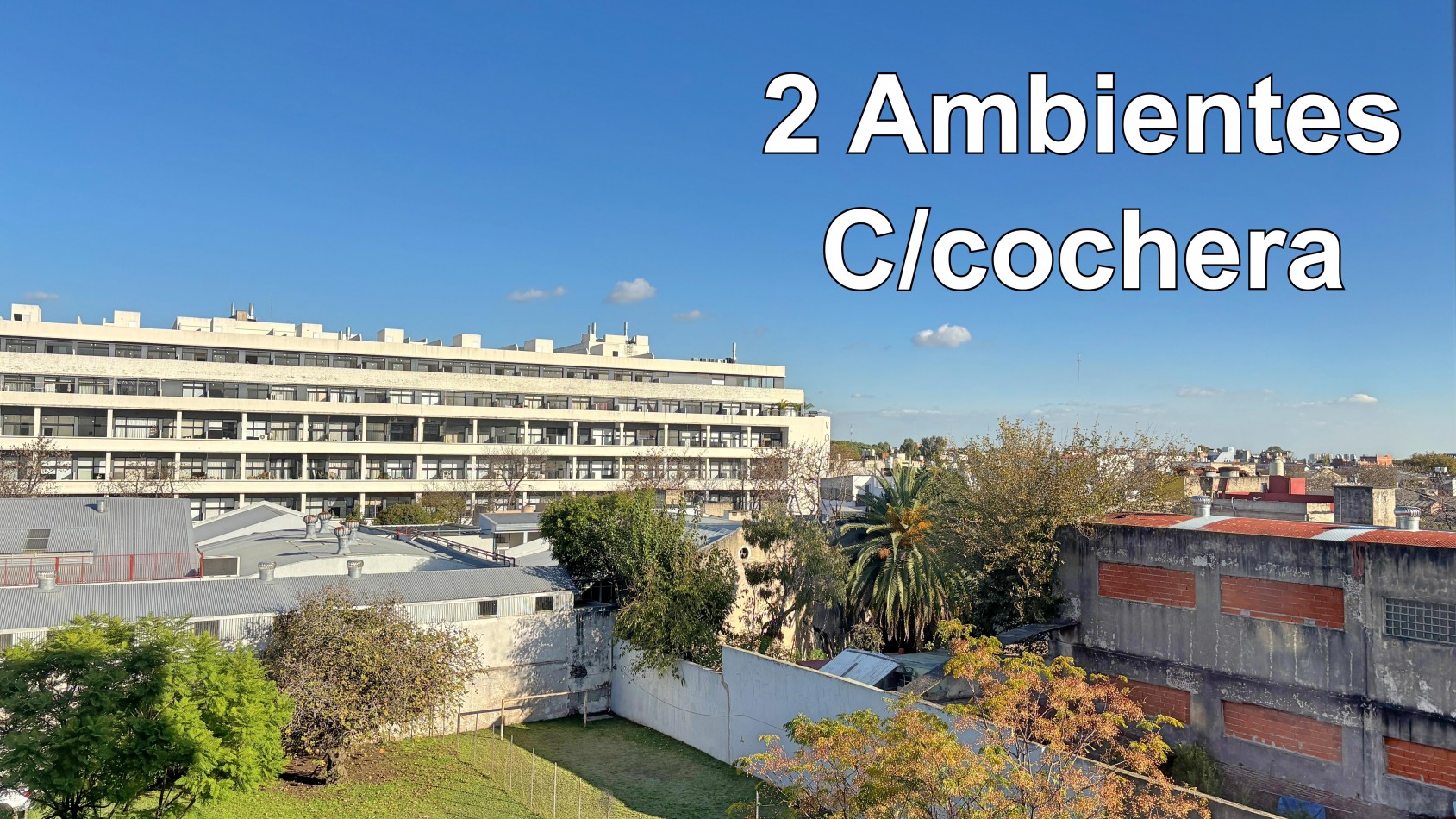 Apto Credito Parque Chacabuco Depto 2 Amb + Cochera Impecable Muy Luminoso u$s64900
