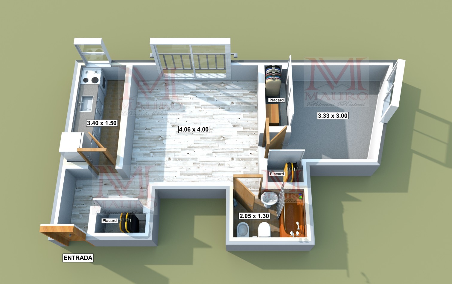 Nuñez - Oportunidad u$s88.900 Depto 2 Amb 43,00m3 Pico y 3 de Febrero -a  Metros del Tren